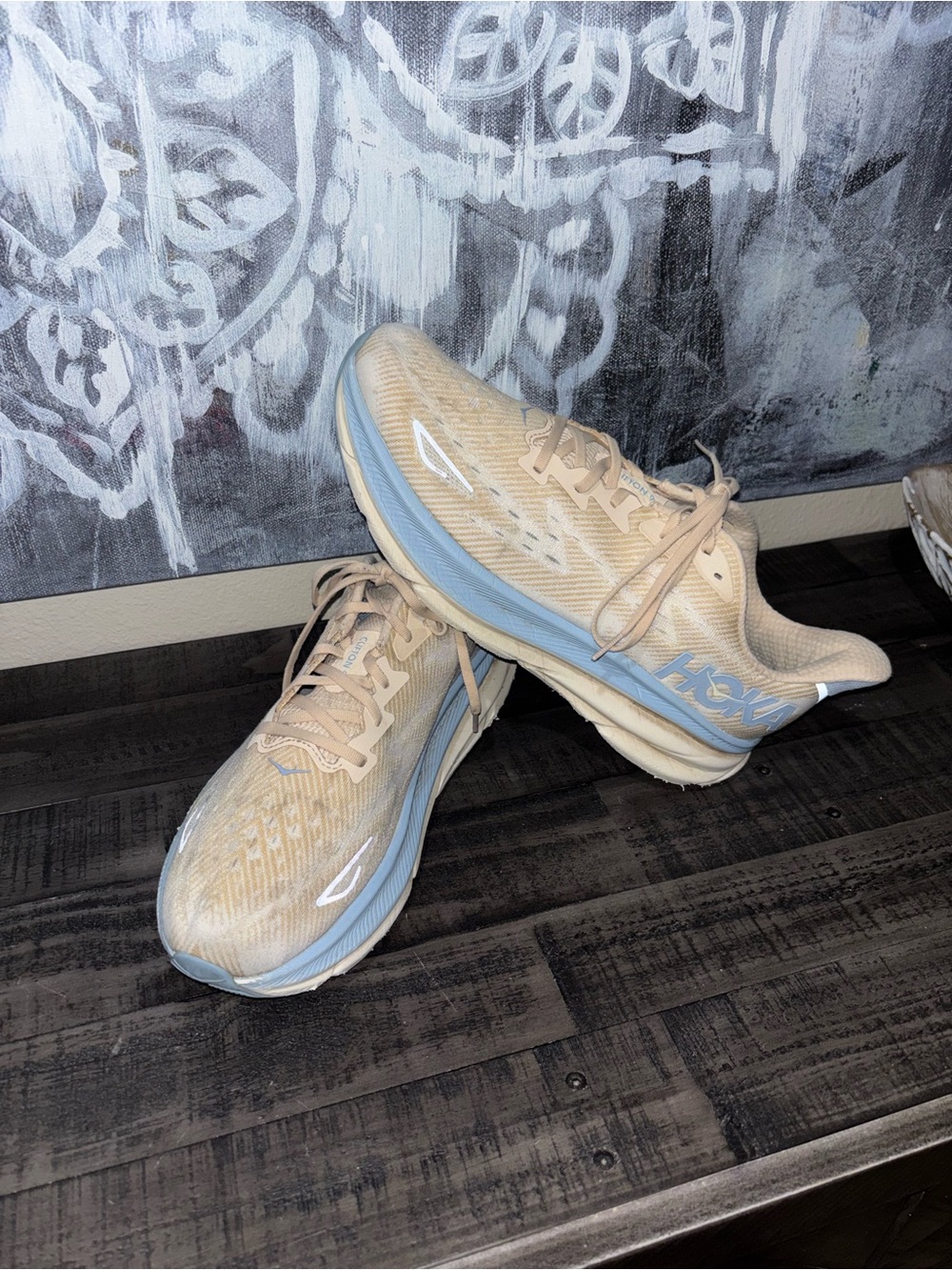Hoka Clifton 9 running shoes MENS SZ 13D - Picture 3 of 13